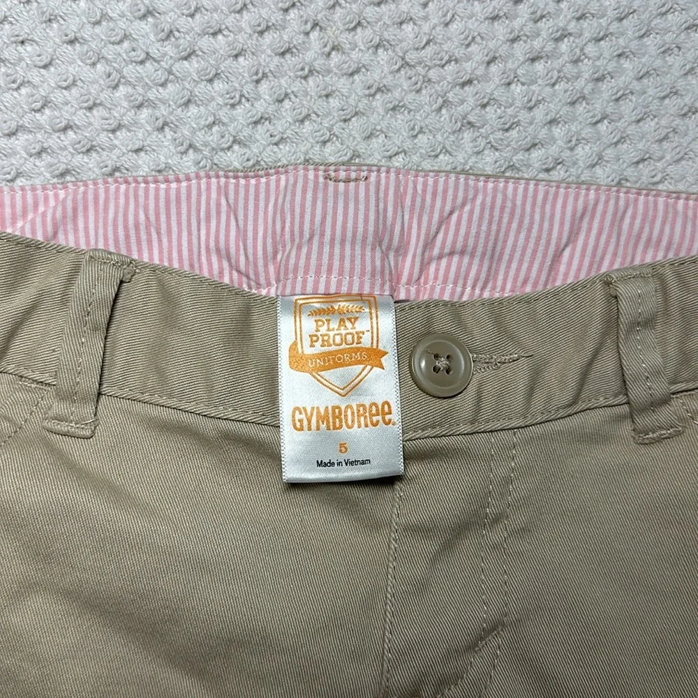 Gymboree Play Proof Khaki short uniform size 5